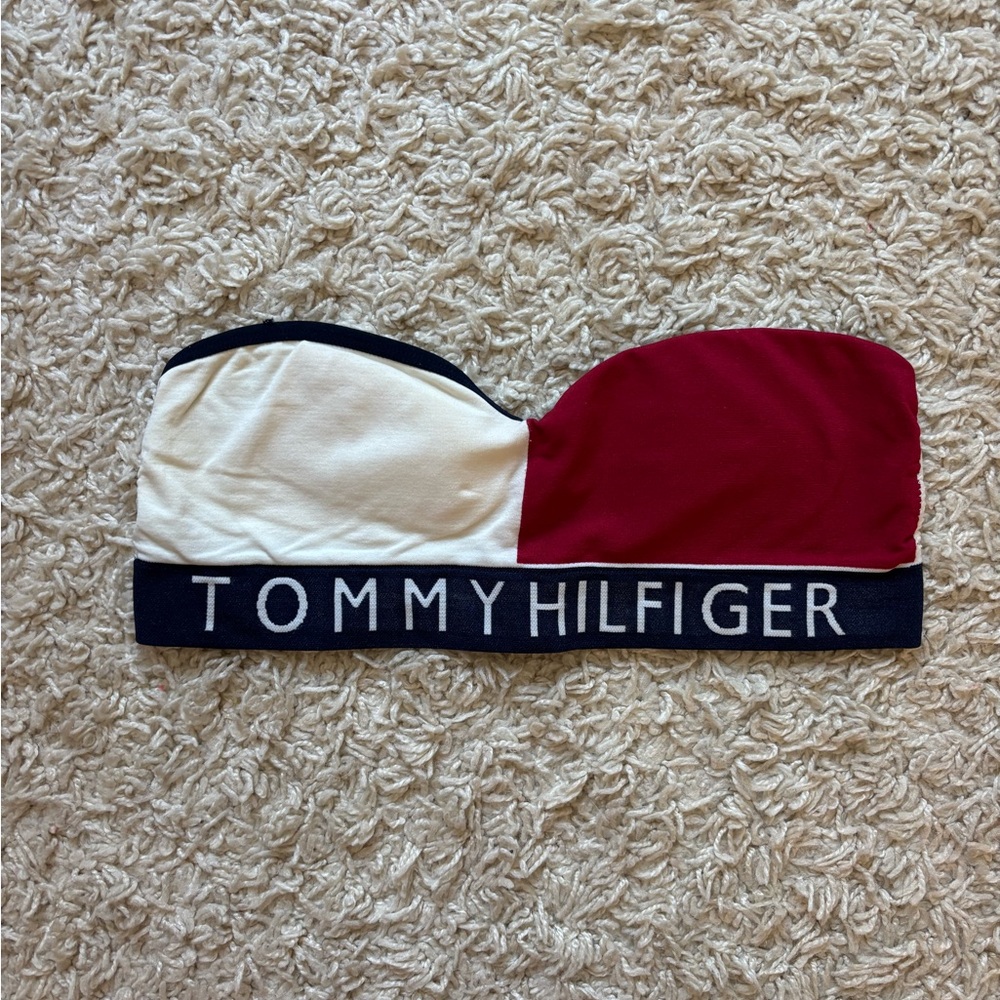 Tommy Hilfiger Red, White, & Navy Bandeau